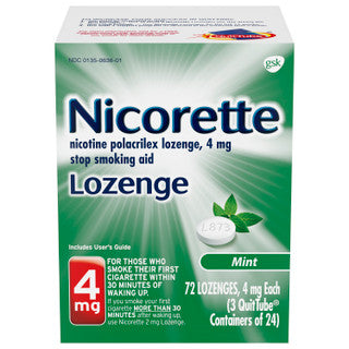 Nicorette 4mg Nicotine Lozenges Mint