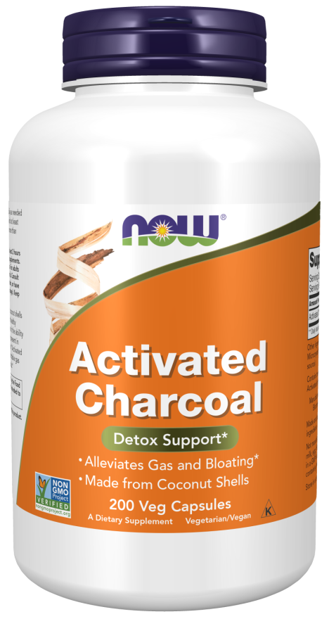 Activated Charcoal Veg Capsules 200ct