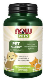 Pet Allergy Chewable Tablets 75 Chewable Tablets