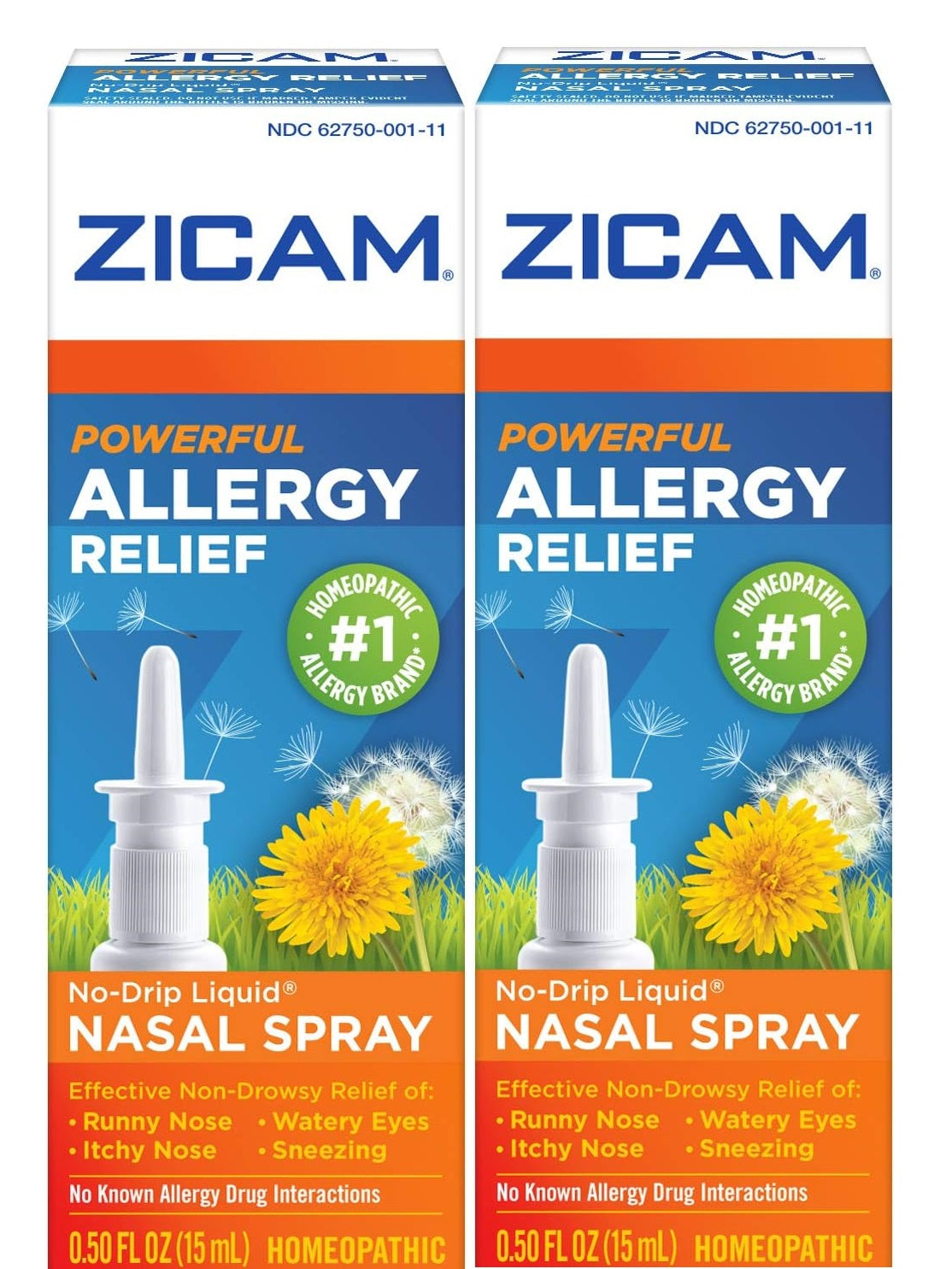 Zicam Allergy Relief No-Drip Liquid Nasal Spray Non-Drowsy, 0.5 Ounce