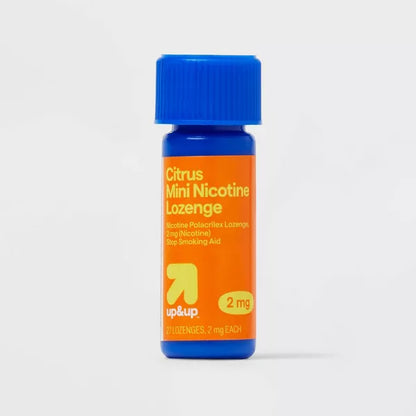 Nicotine 2mg Mini Lozenge - Citrus - 81ct - up&up