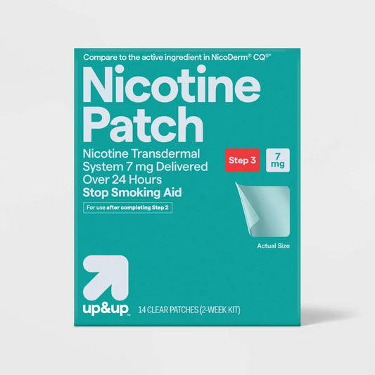 Nicotine Stop Smoking Aid Clear Patches Step 3 - 14ct - up&up