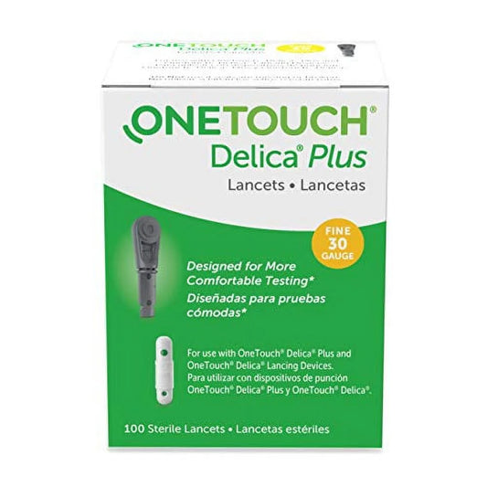 OneTouch Delica Plus Lancets 30 Gauge 100 Count