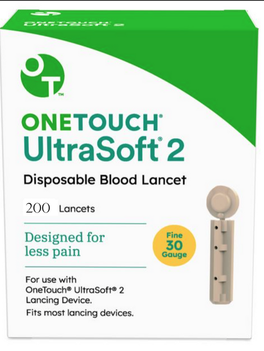 OneTouch UltraSoft 2 Lancets 200 ct