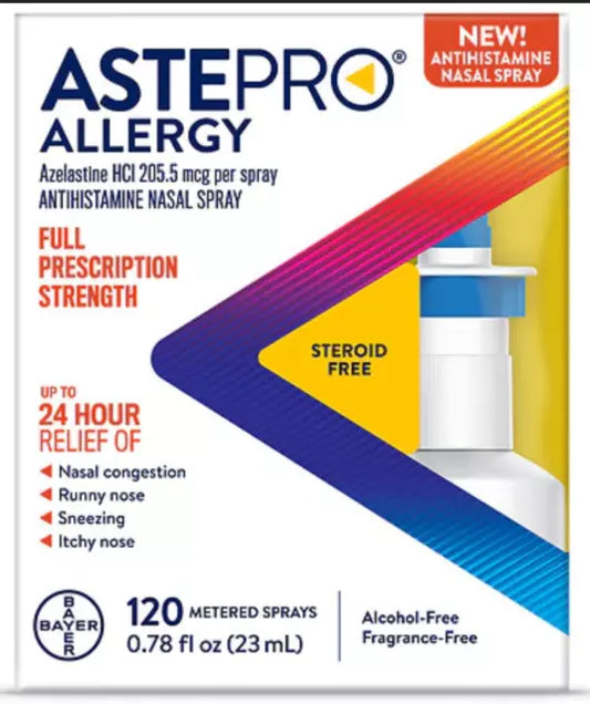 ASTEPRO Allergy Antihistamine Nasal Spray - 120 Metered Sprays